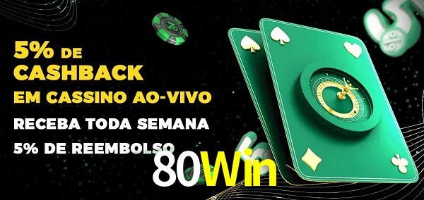 Promoções do cassino ao Vivo 80Win